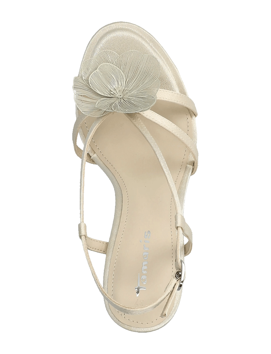 Tamaris - Women Sandals - heeled sandals - pearl - 3
