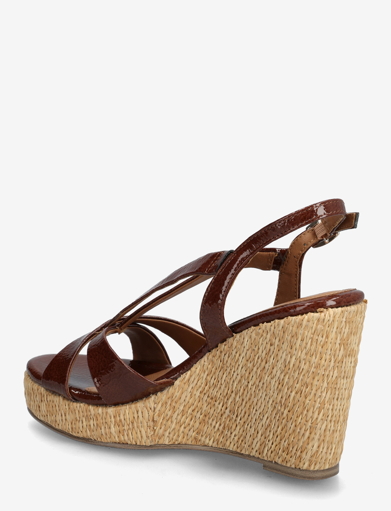 Tamaris - Women Sandals - platformsandaler - cognac patent - 2