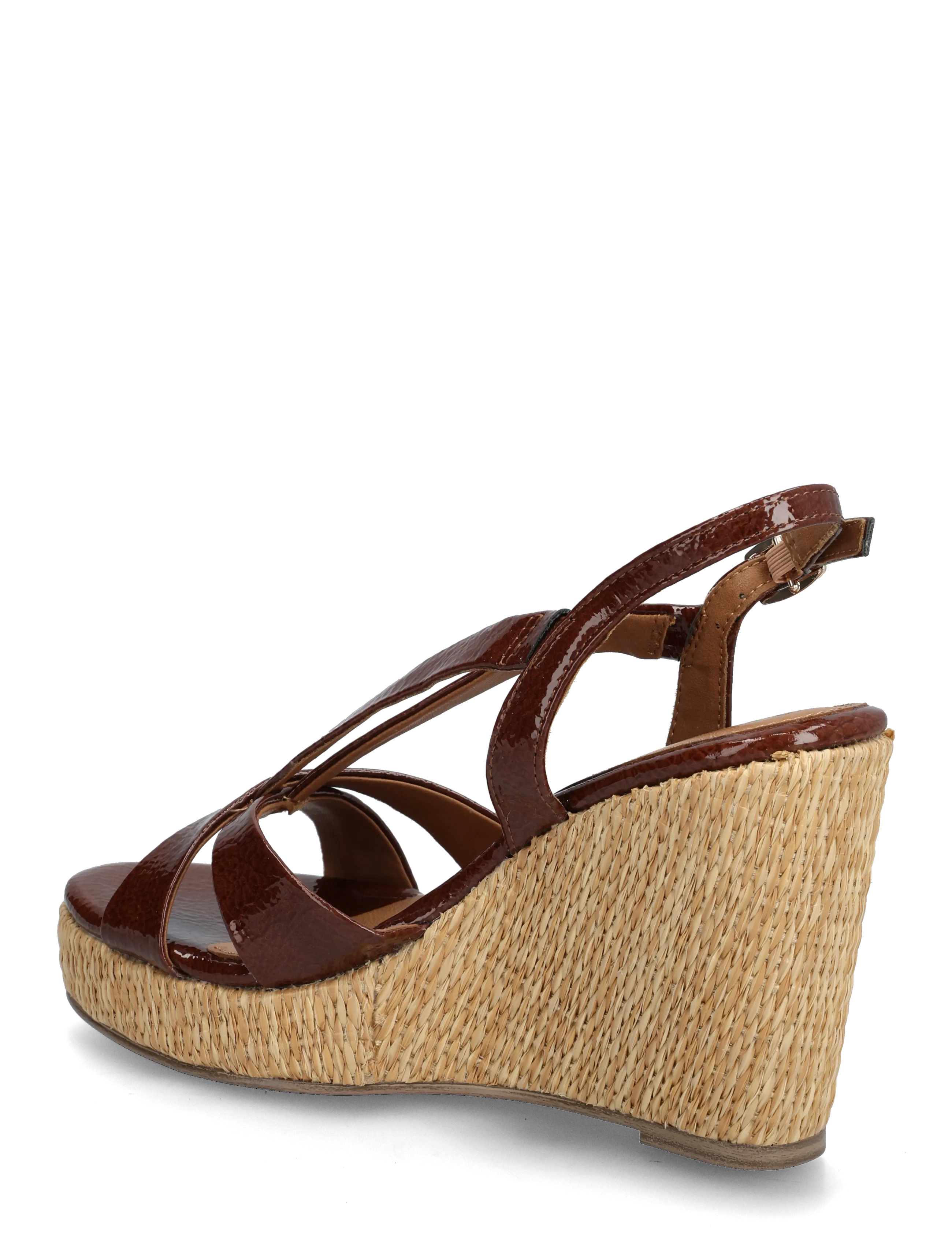Tamaris - Women Sandals - plateau-sandalen - cognac patent - 2