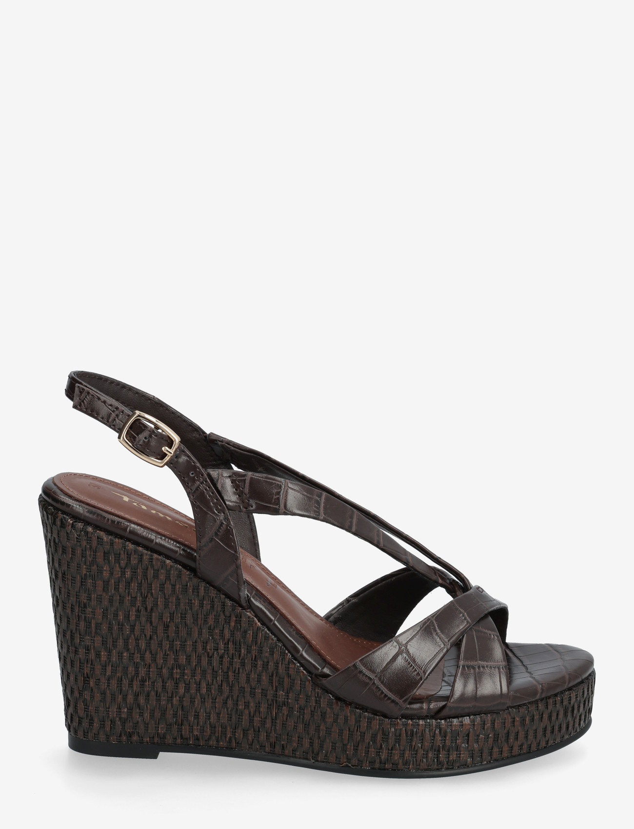 Tamaris - Women Sandals - platformsandaler - mocca croco - 1