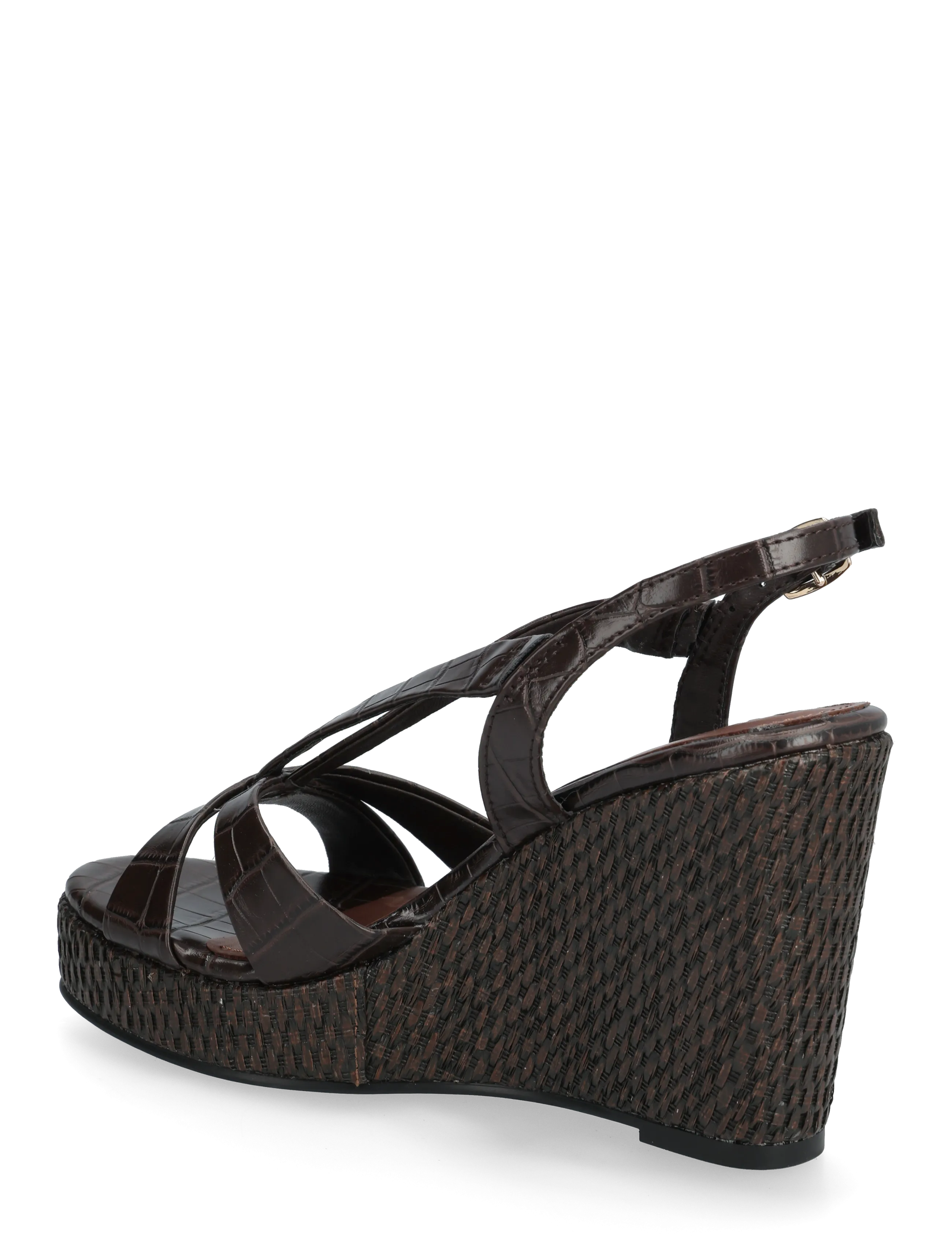 Tamaris - Women Sandals - platåsandaler - mocca croco - 2