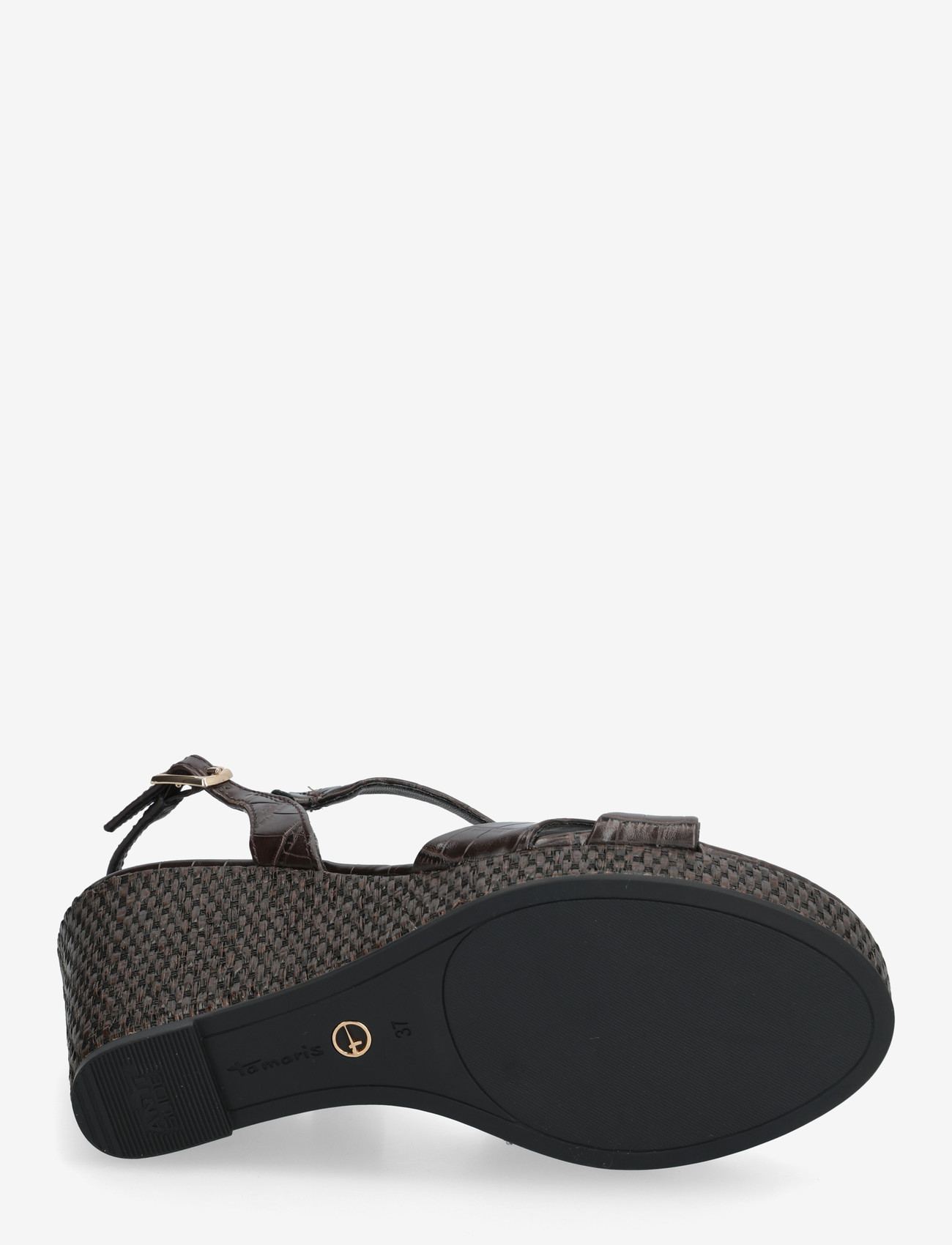 Tamaris - Women Sandals - platformsandaler - mocca croco - 4