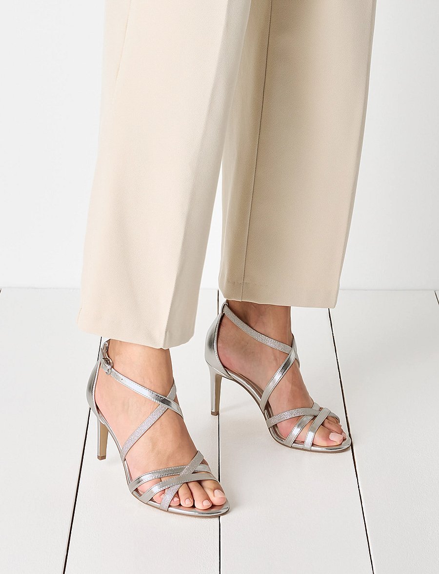 Tamaris - Women Sandals - sandaler med hæl - platinum - 5