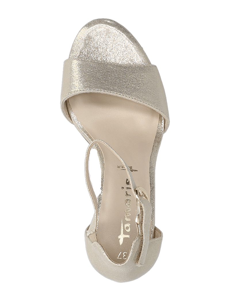 Tamaris - Women Sandals - augstpapēžu sandales - light gold - 3