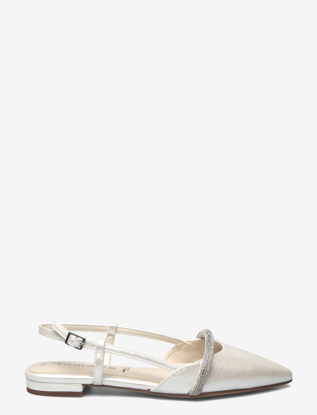 Tamaris - Women Open Toe - flat slingbacks - pearl - 1