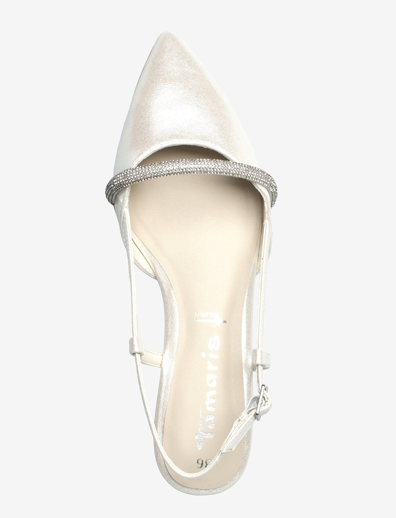 Tamaris - Women Open Toe - flat slingbacks - pearl - 3