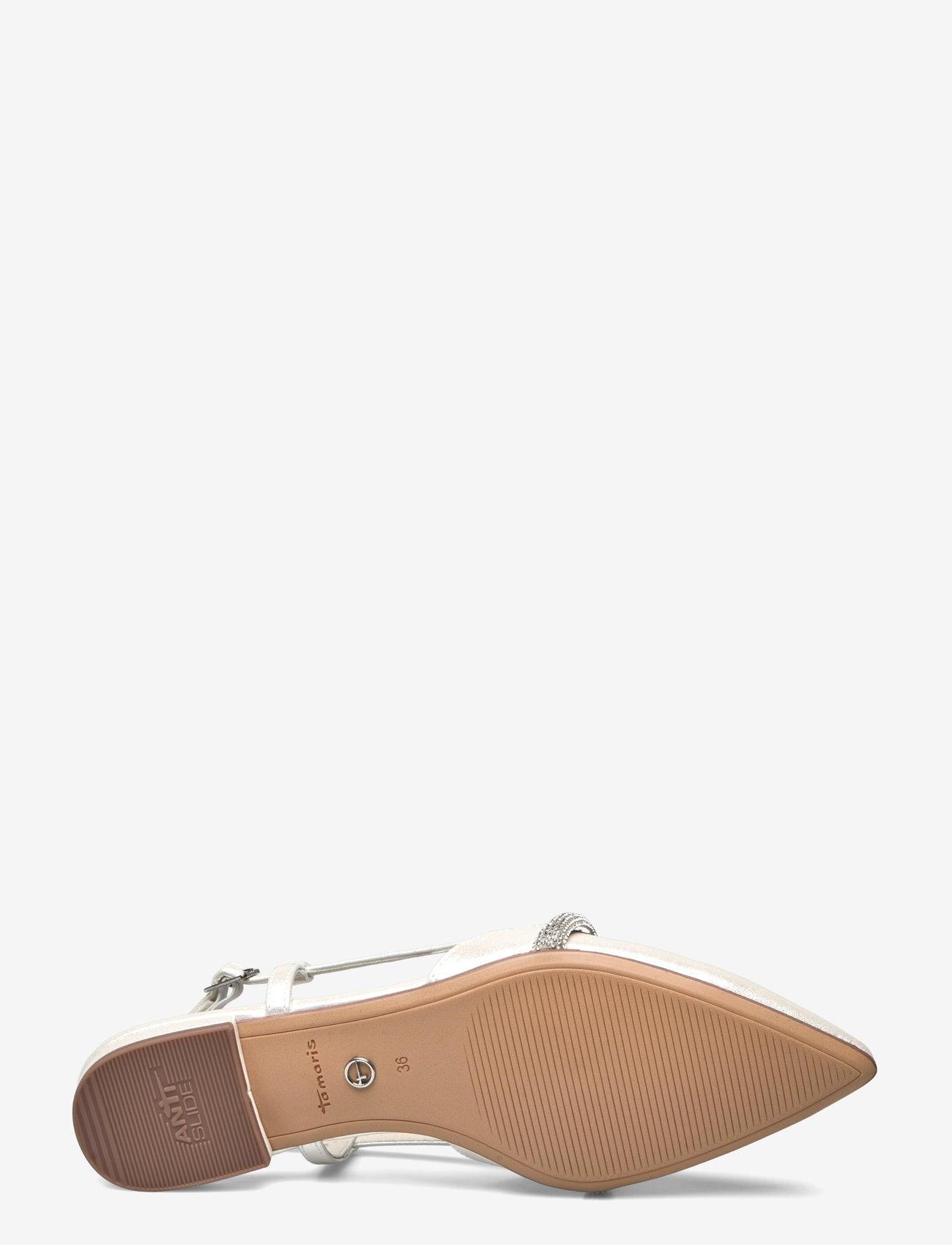 Tamaris - Women Open Toe - flat slingbacks - pearl - 4