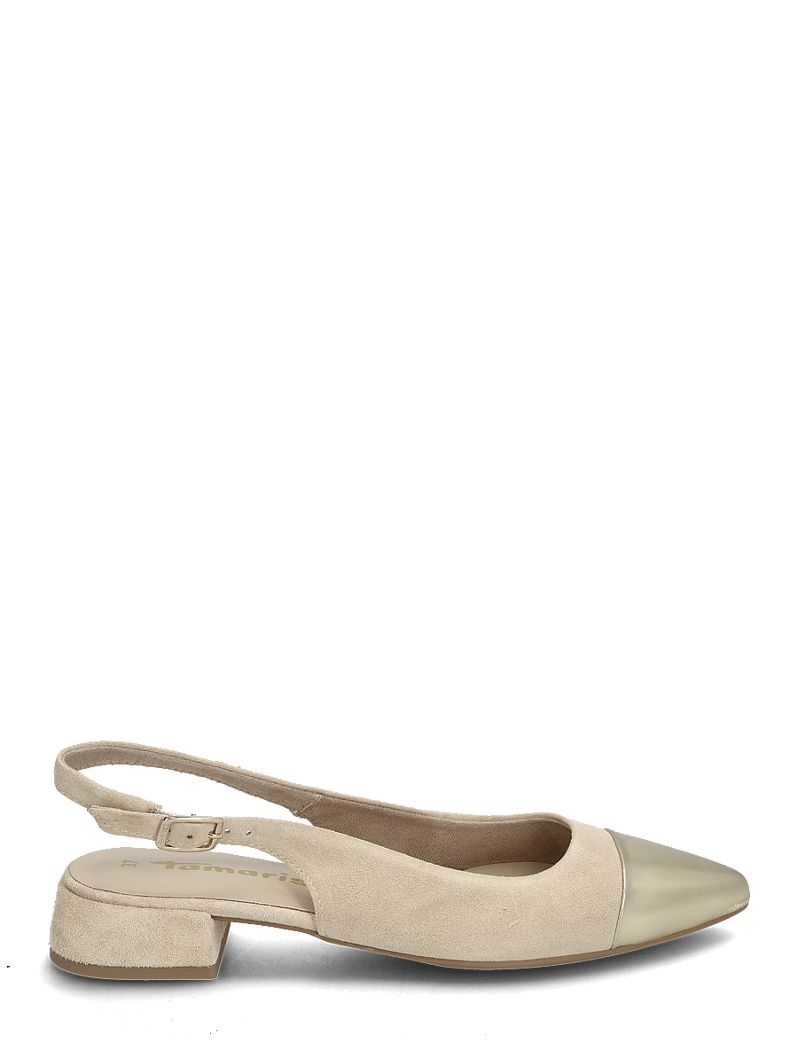 Tamaris - Women Sling - speciella tillfällen - beige comb - 1