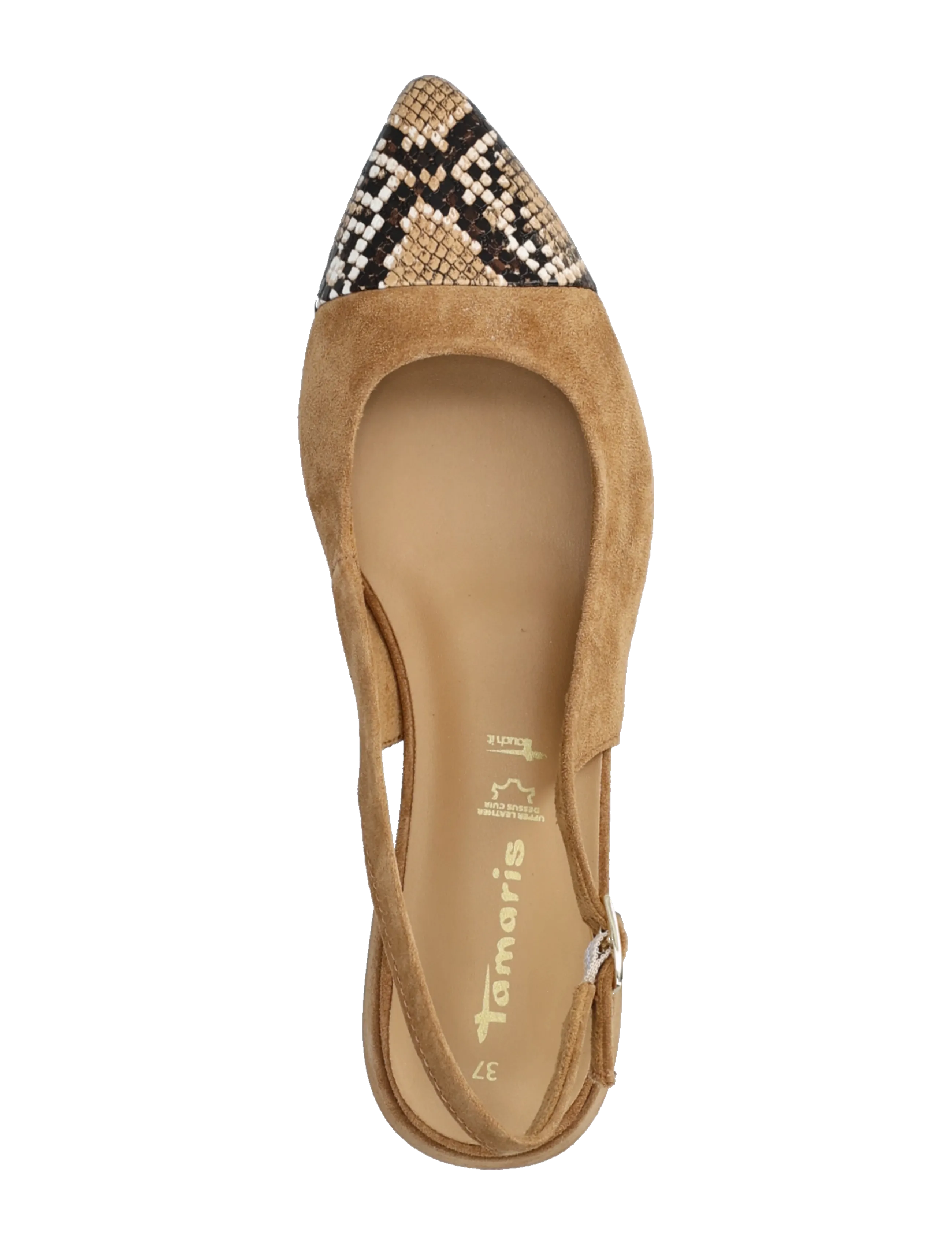 Tamaris - Women Sling - særlige begivenheder - cognac struct. - 3