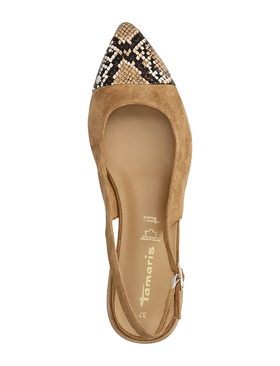 Tamaris - Women Sling - særlige begivenheder - cognac struct. - 3