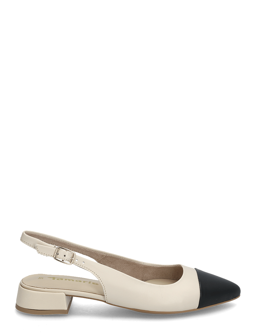 Tamaris - Women Sling - Īpaši notikumi - ivory leather comb - 1