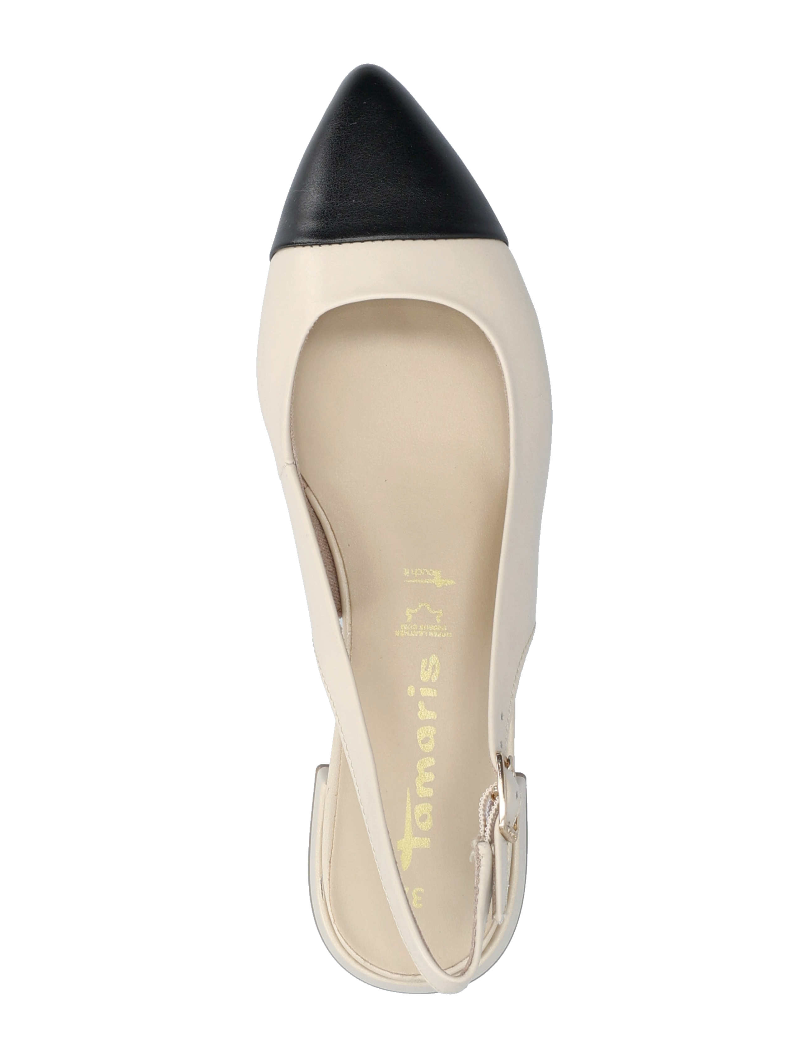 Tamaris - Women Sling - Īpaši notikumi - ivory leather comb - 3