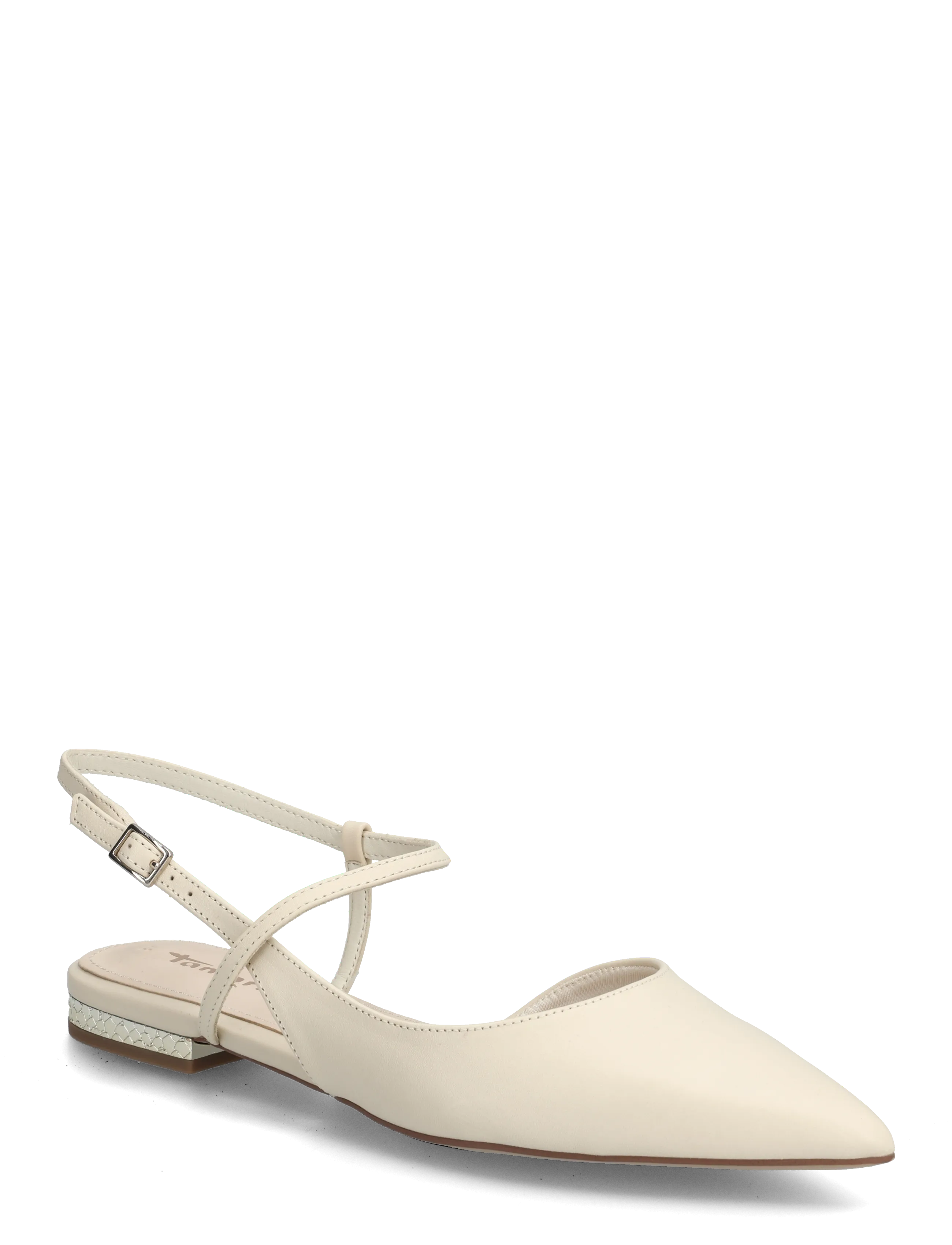 Tamaris Women Sling - Flache Slingbacks - IVORY / cream