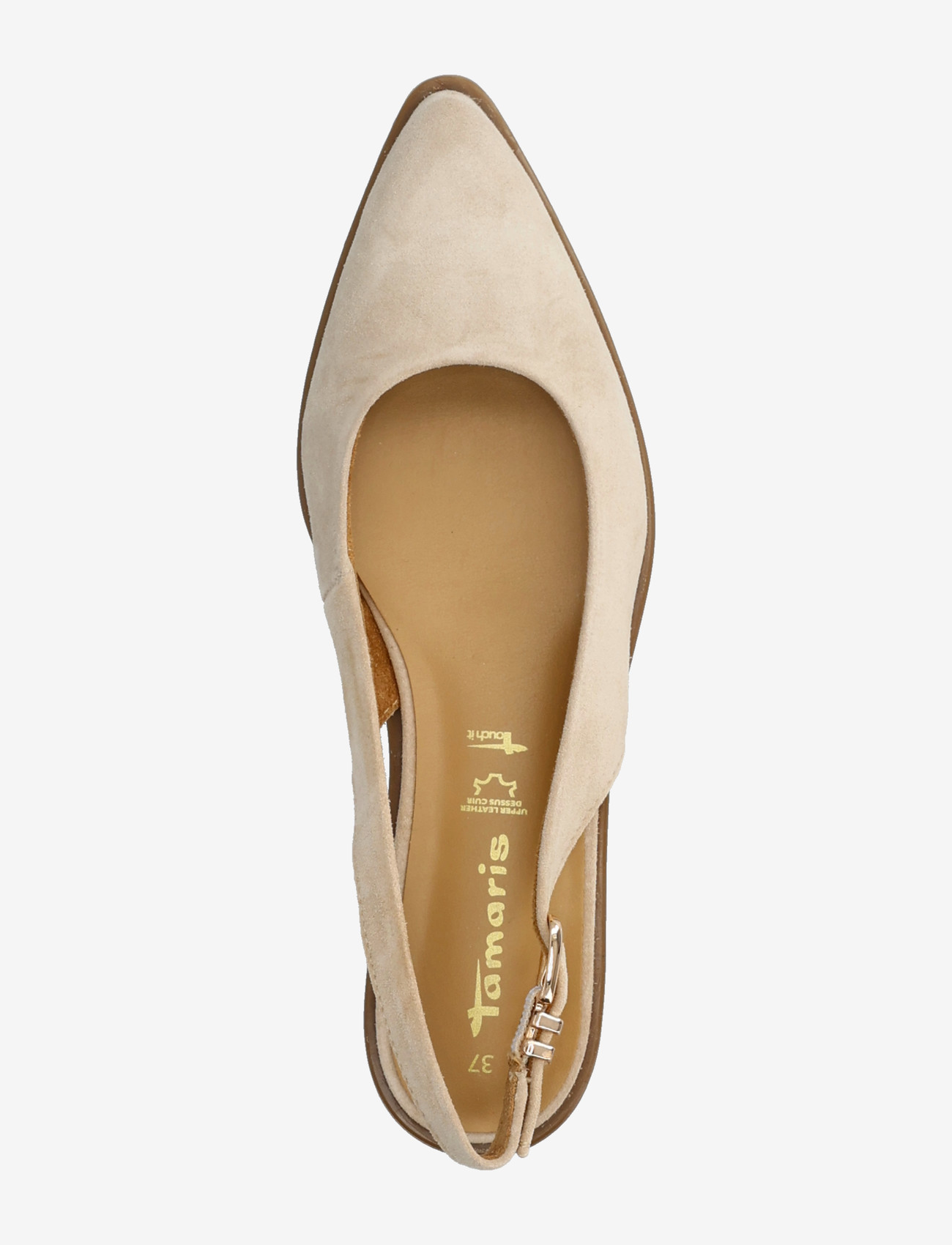Tamaris - Women Sling - erilised sündmused - beige suede - 3