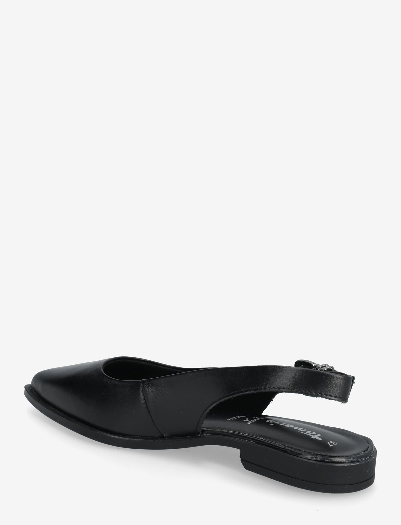 Tamaris - Women Sling - platta slingbacks - black leather - 2