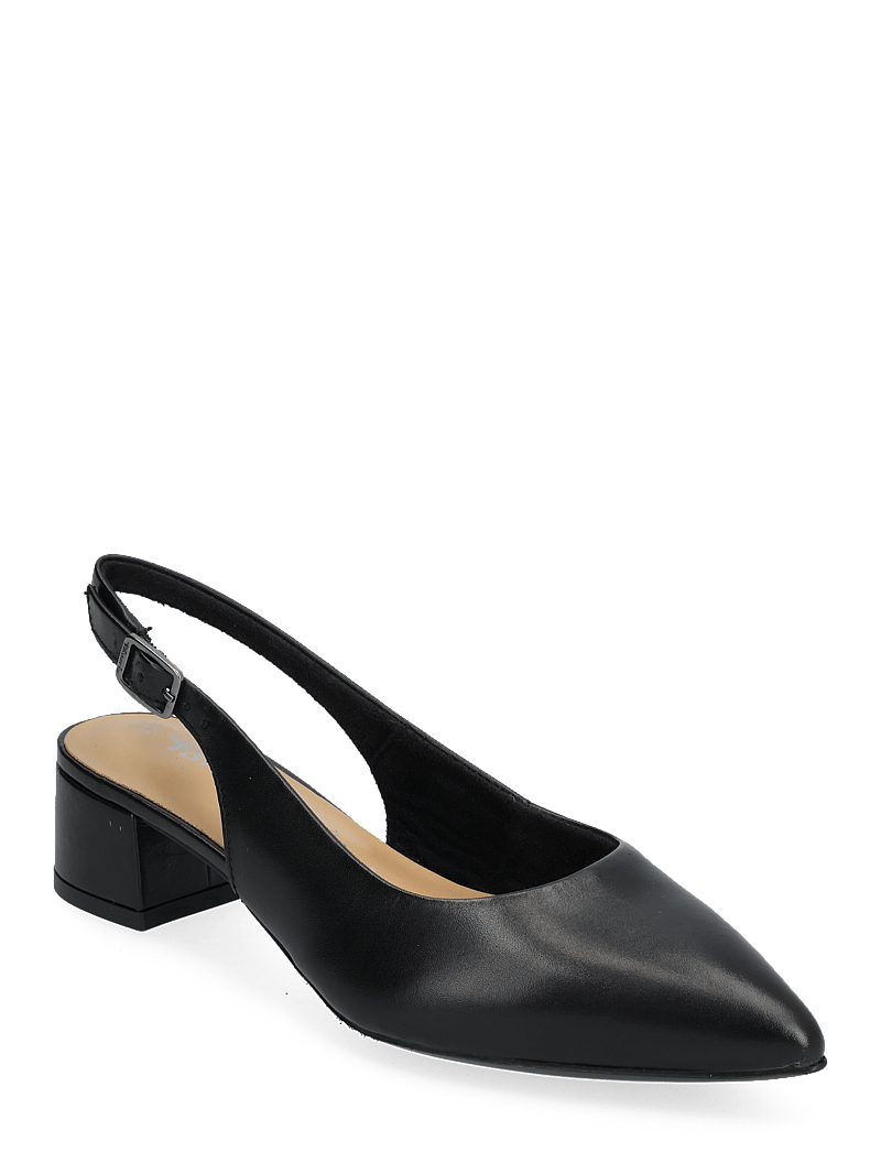 Tamaris - Women Sling - högklackade slingbacks - black leather - 0