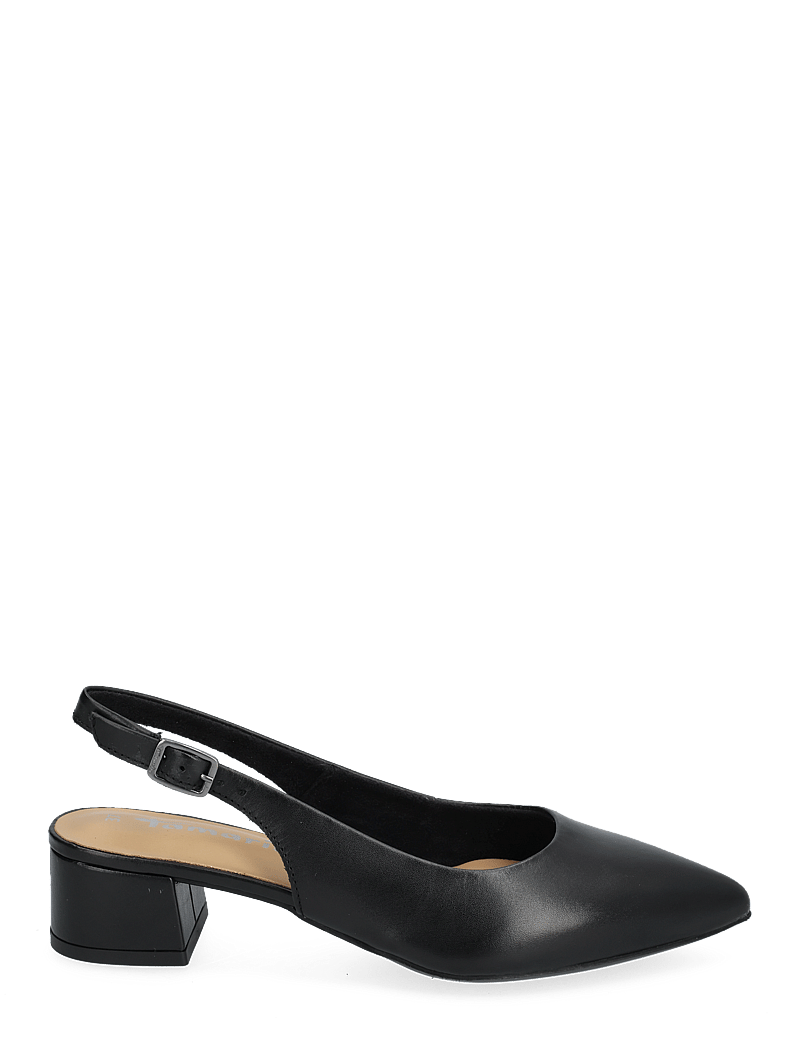 Tamaris - Women Sling - högklackade slingbacks - black leather - 1