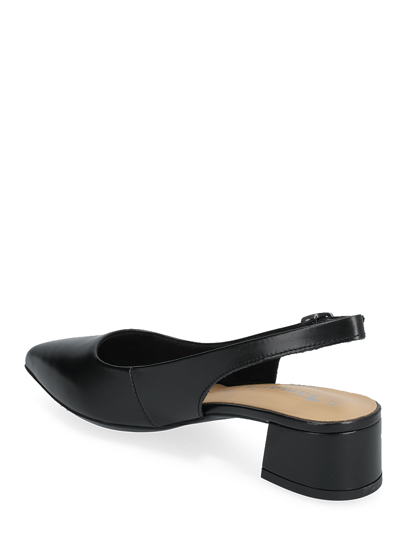 Tamaris - Women Sling - högklackade slingbacks - black leather - 2