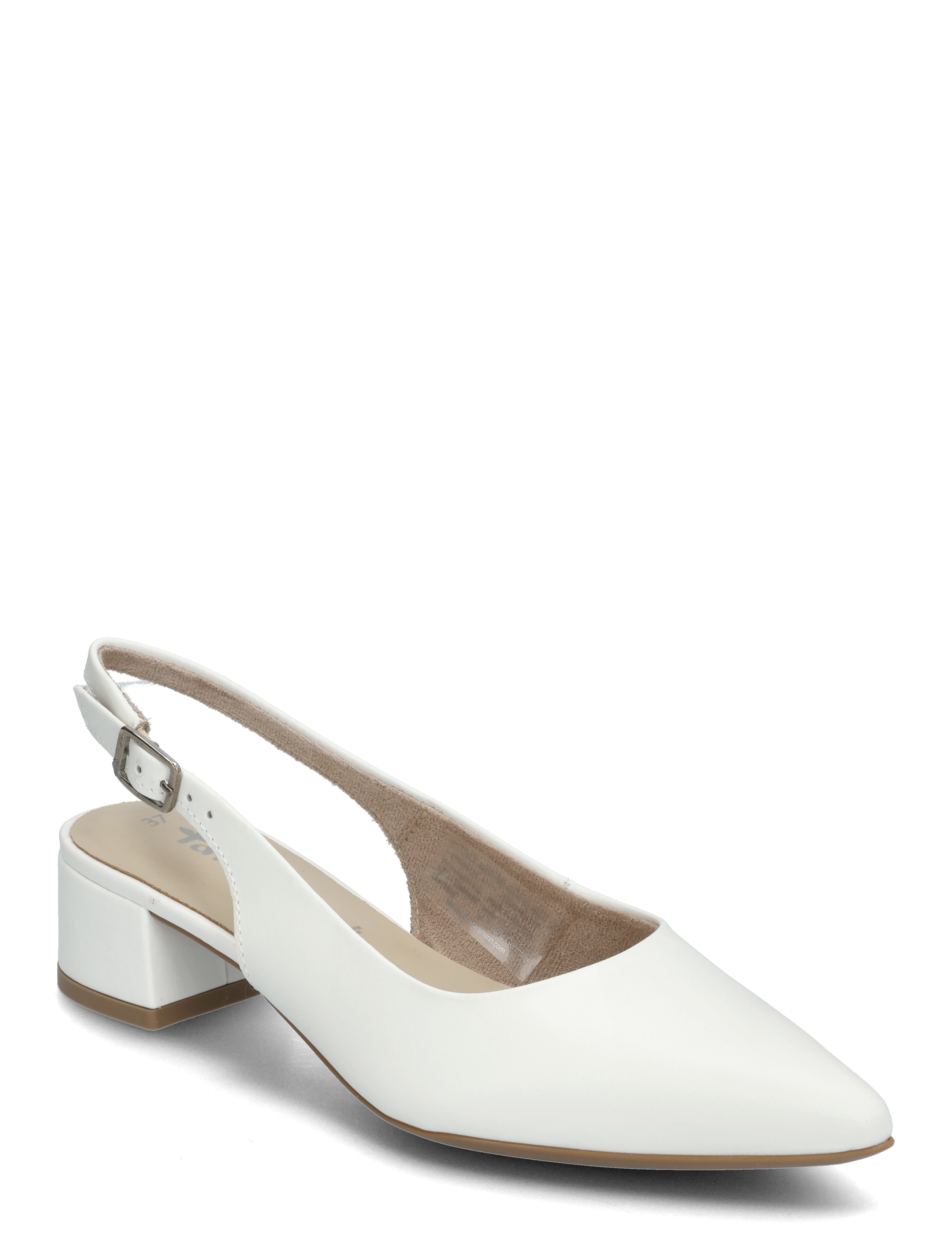 Women Sling - WHITE LEATHER