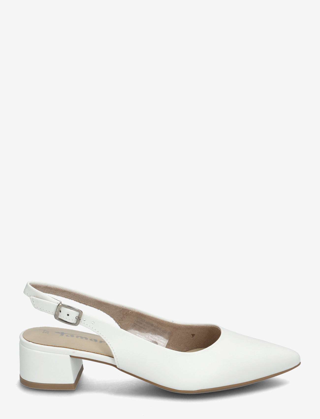 Tamaris - Women Sling - slingbacks mit absatz - white leather - 1