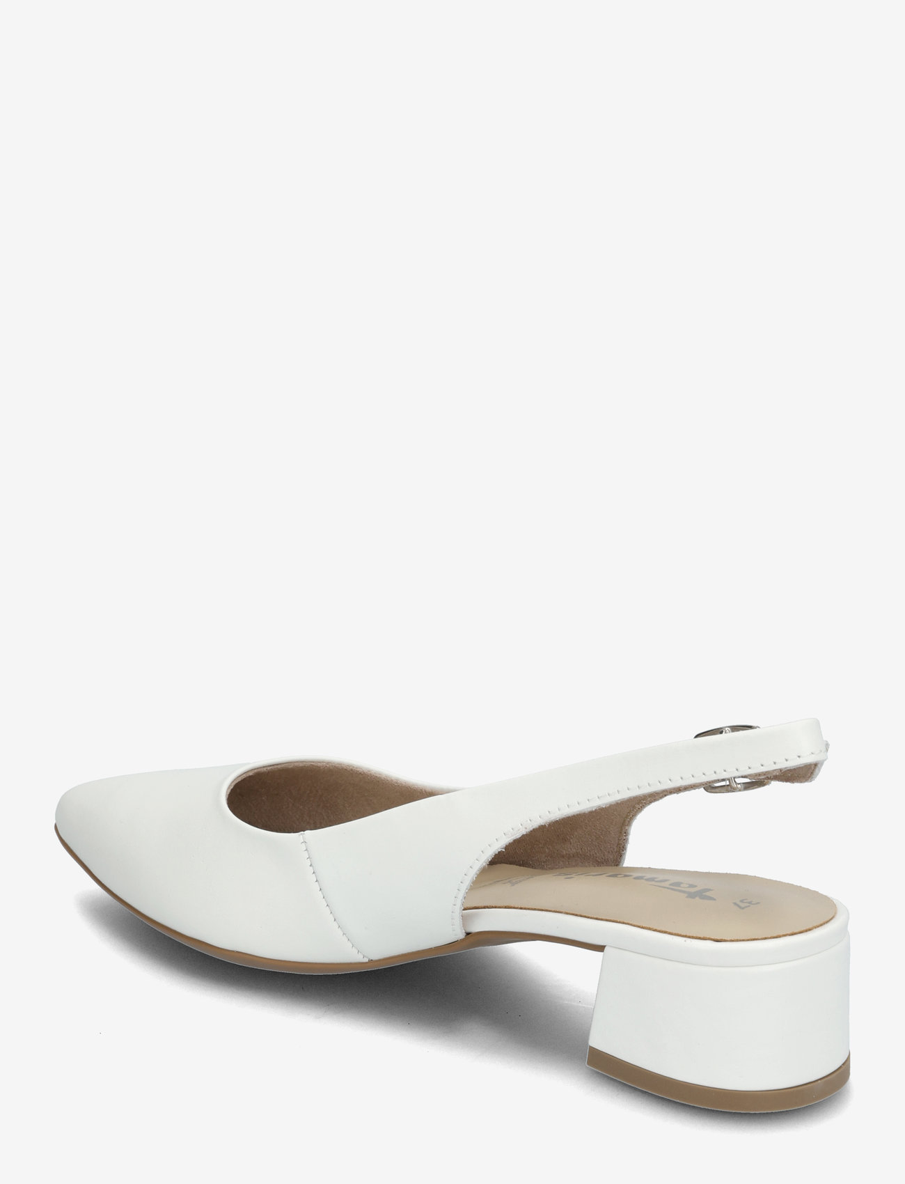 Tamaris - Women Sling - slingbacks mit absatz - white leather - 2