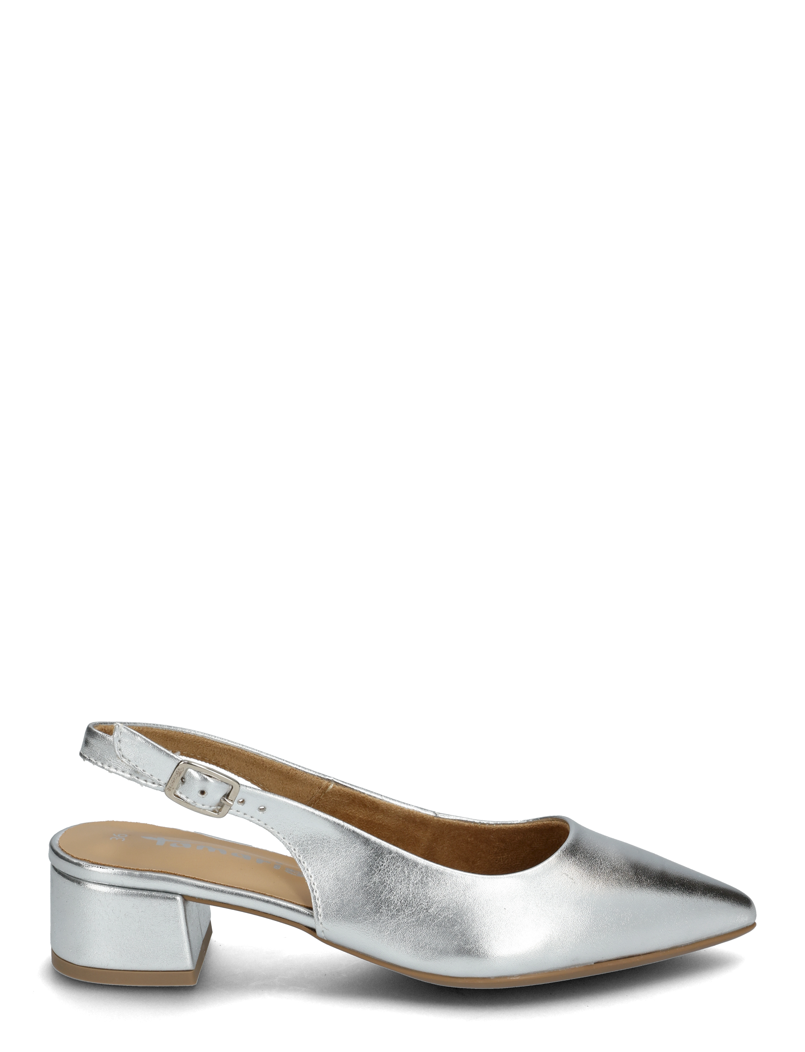 Tamaris - Women Sling - högklackade slingbacks - silver metallic - 1