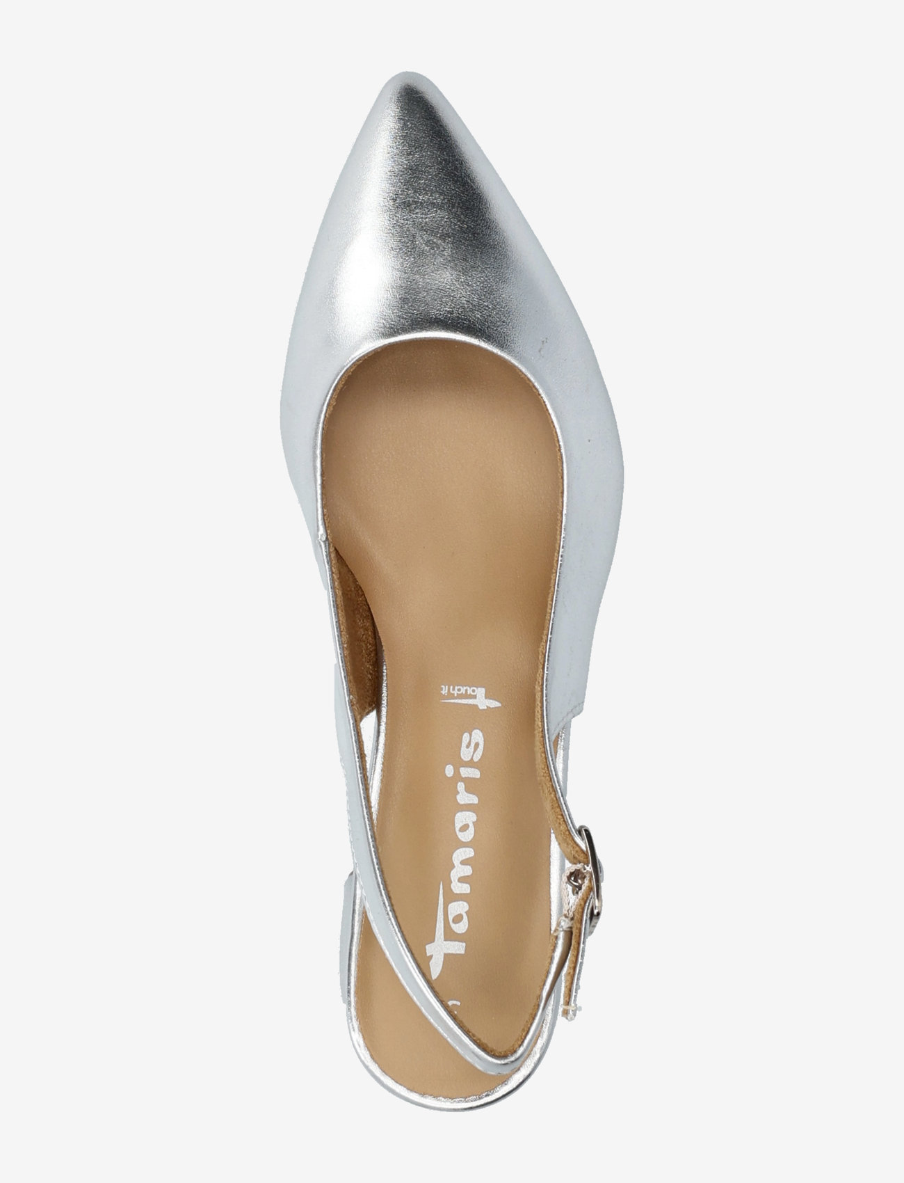 Tamaris - Women Sling - heeled slingbacks - silver metallic - 3