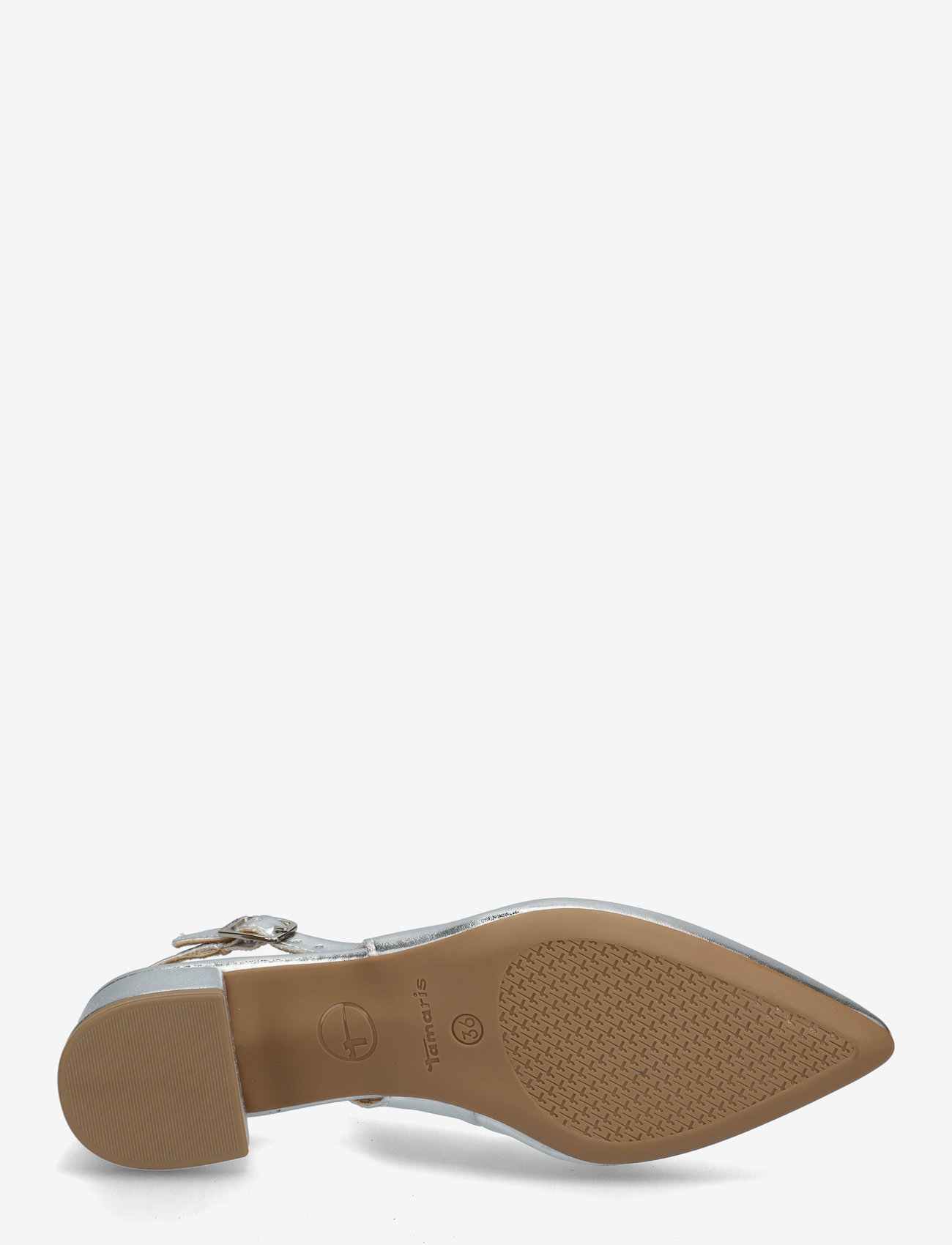 Tamaris - Women Sling - heeled slingbacks - silver metallic - 4