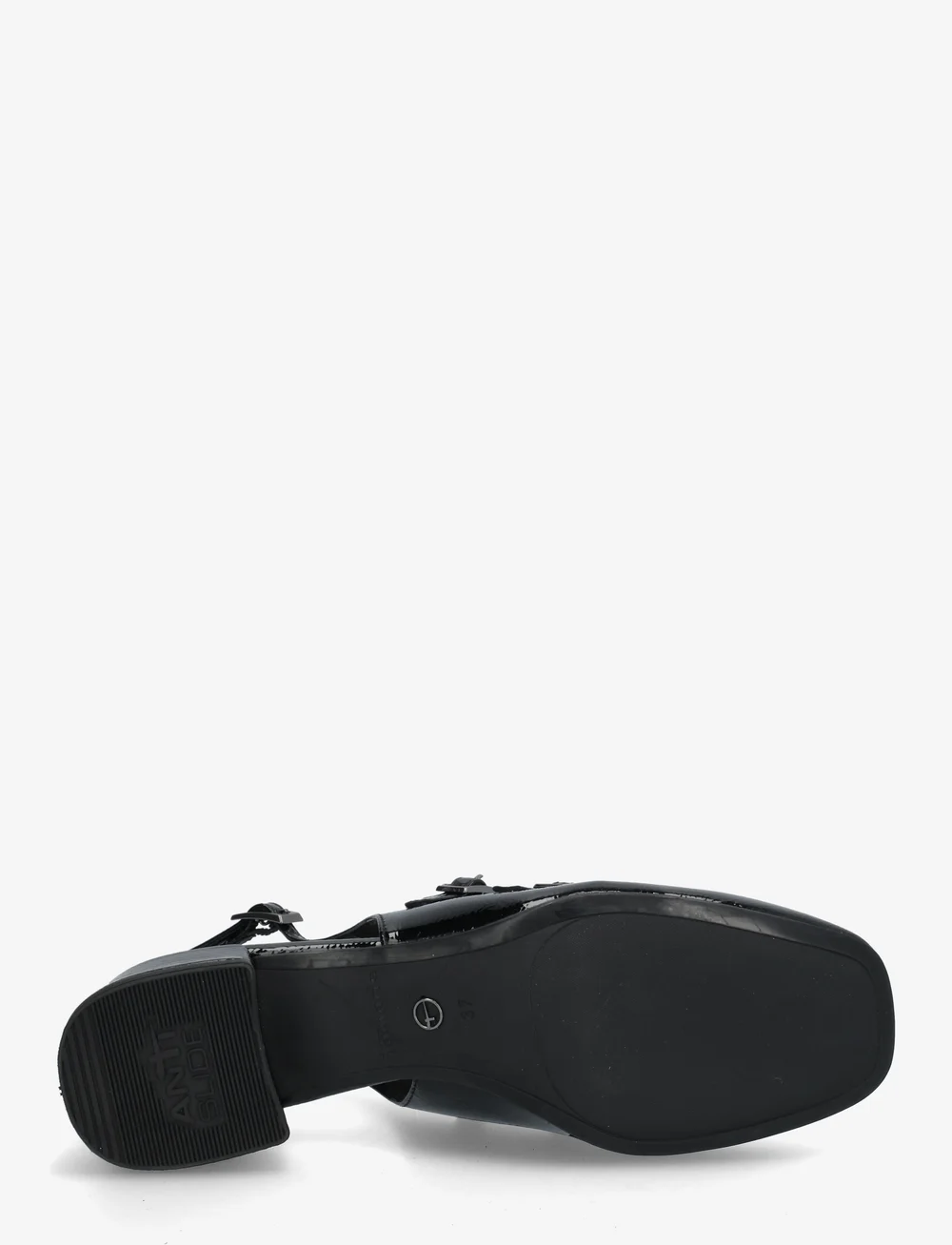 Tamaris - Women Sling - slingbacks med hæle - black patent - 4