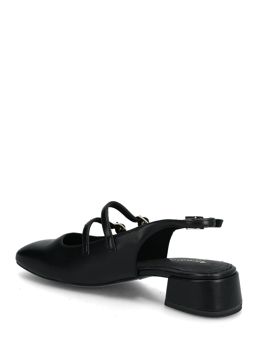 Tamaris - Women Sling - högklackade slingbacks - black uni - 2