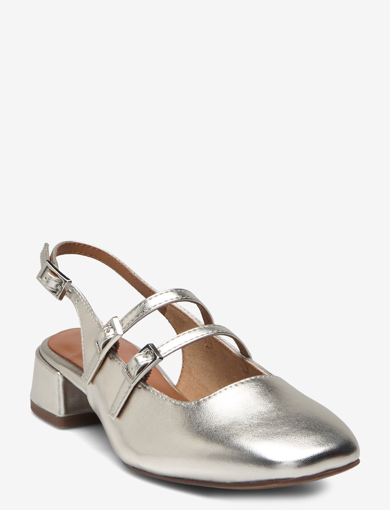 Tamaris - Women Sling - heeled slingbacks - platinum - 0