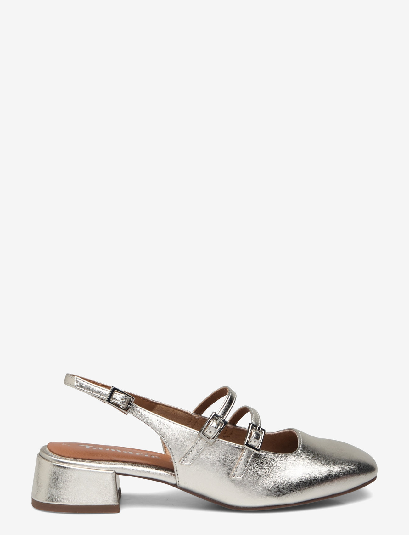 Tamaris - Women Sling - heeled slingbacks - platinum - 1