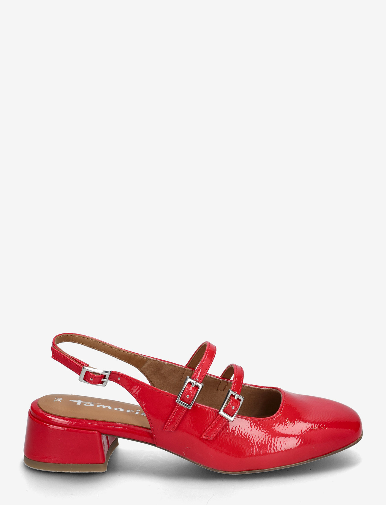 Tamaris - Women Sling - kontsaga slingback-kingad - red patent - 1