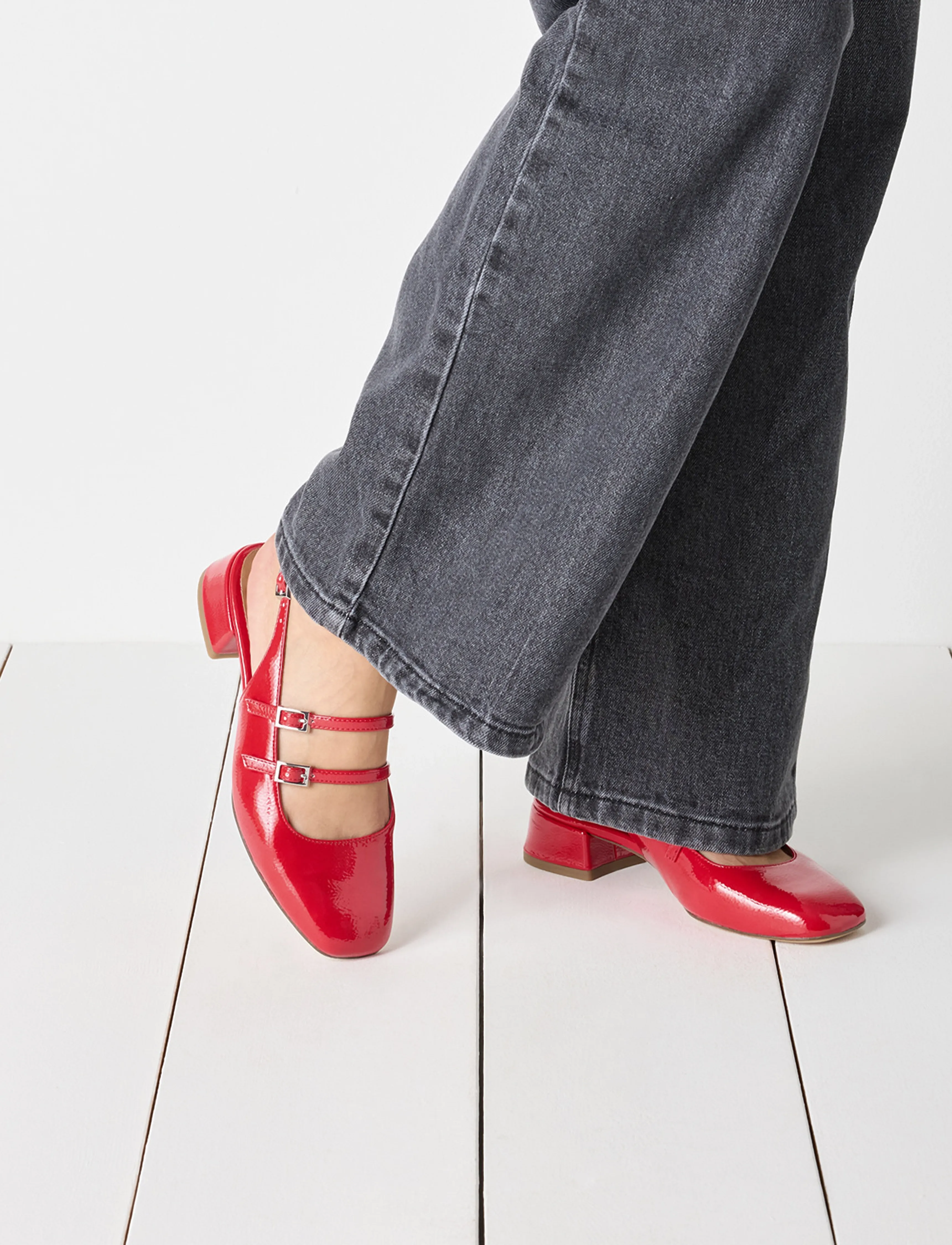 Tamaris - Women Sling - damen - red patent - 5