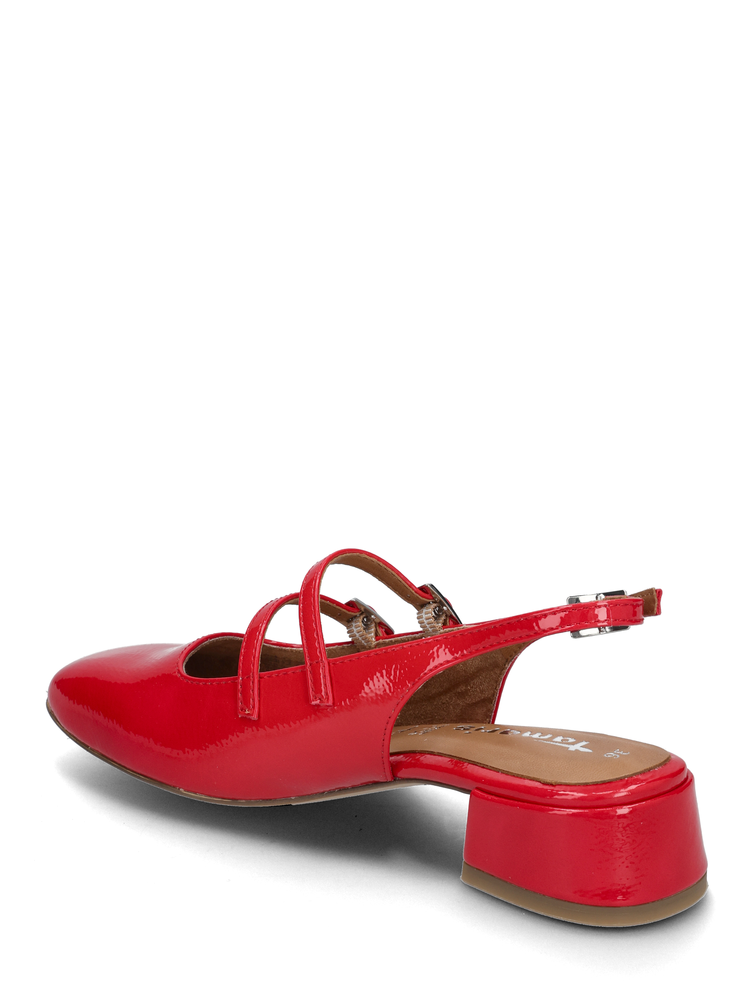 Tamaris - Women Sling - slingbacks mit absatz - red patent - 2