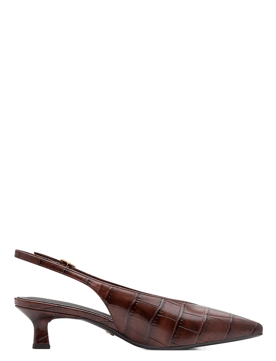 Tamaris - Women Sling - slingbacks med hæle - muscat croco - 2