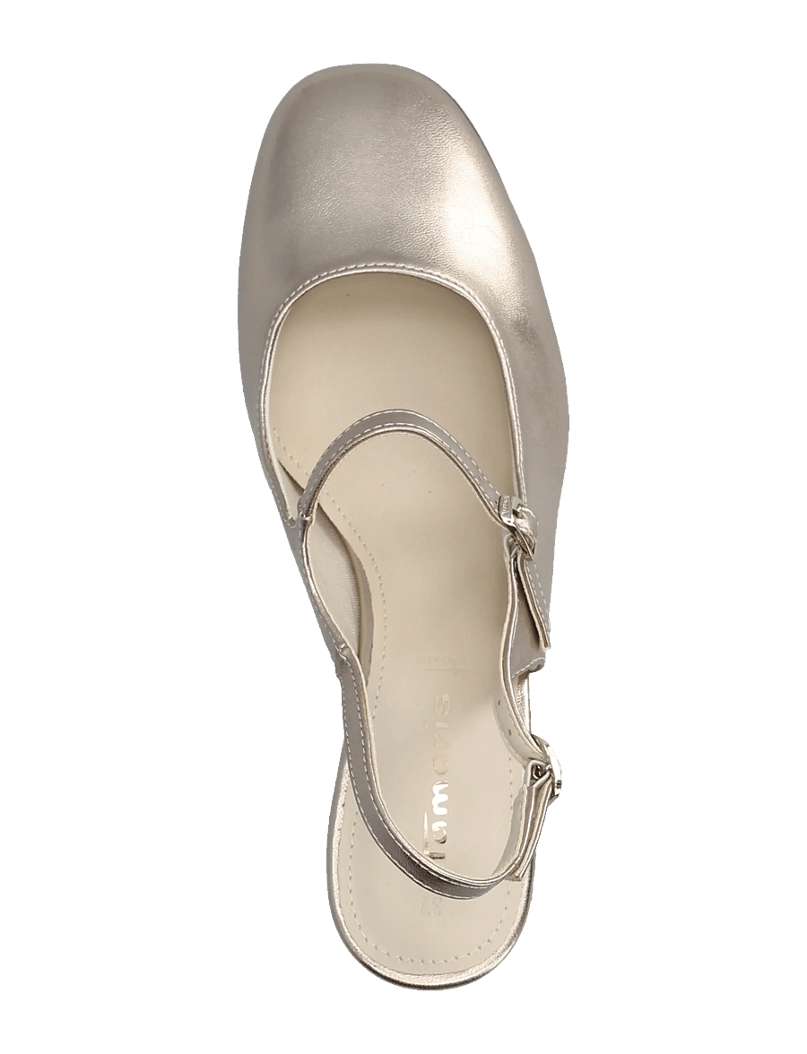 Tamaris - Women Sling - heeled slingbacks - light gold - 3