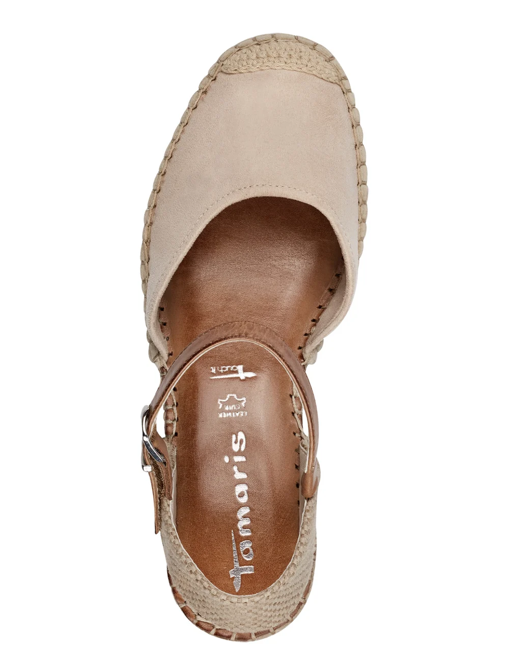 Tamaris - Women Sling - espadrillos med klack - nude - 1