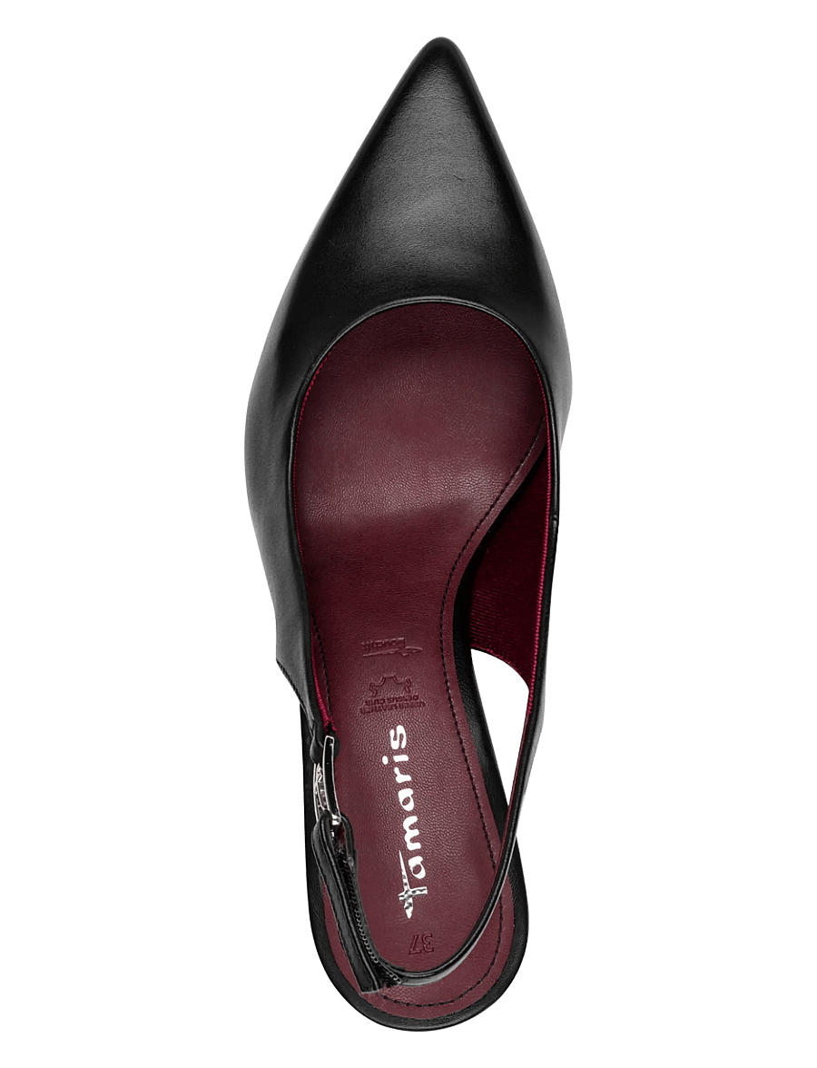 Tamaris - Women Sling - black leather - 4