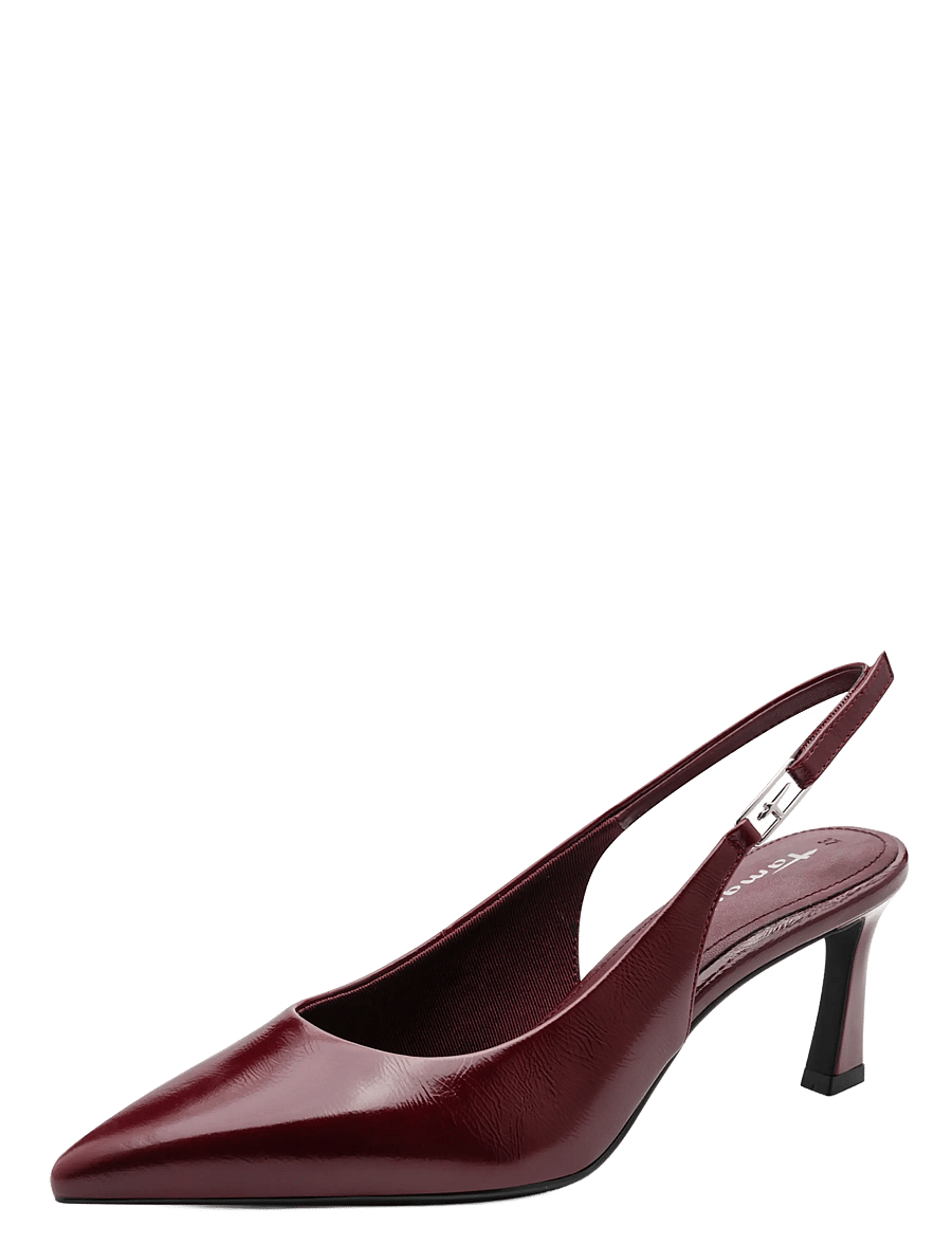 Tamaris - Women Sling - slingbacks med hæl - merlot - 0