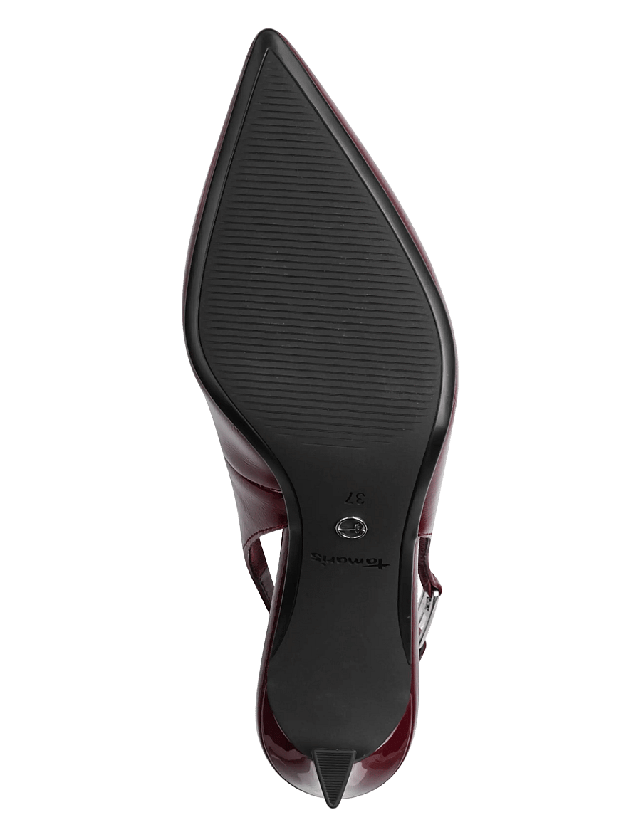 Tamaris - Women Sling - slingbacks med hæl - merlot - 3