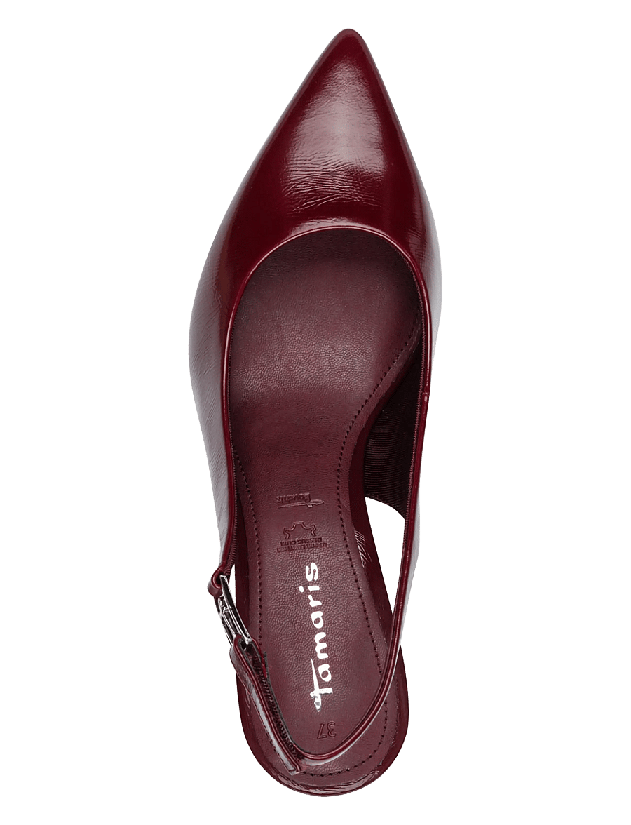 Tamaris - Women Sling - slingbacks med hæl - merlot - 4