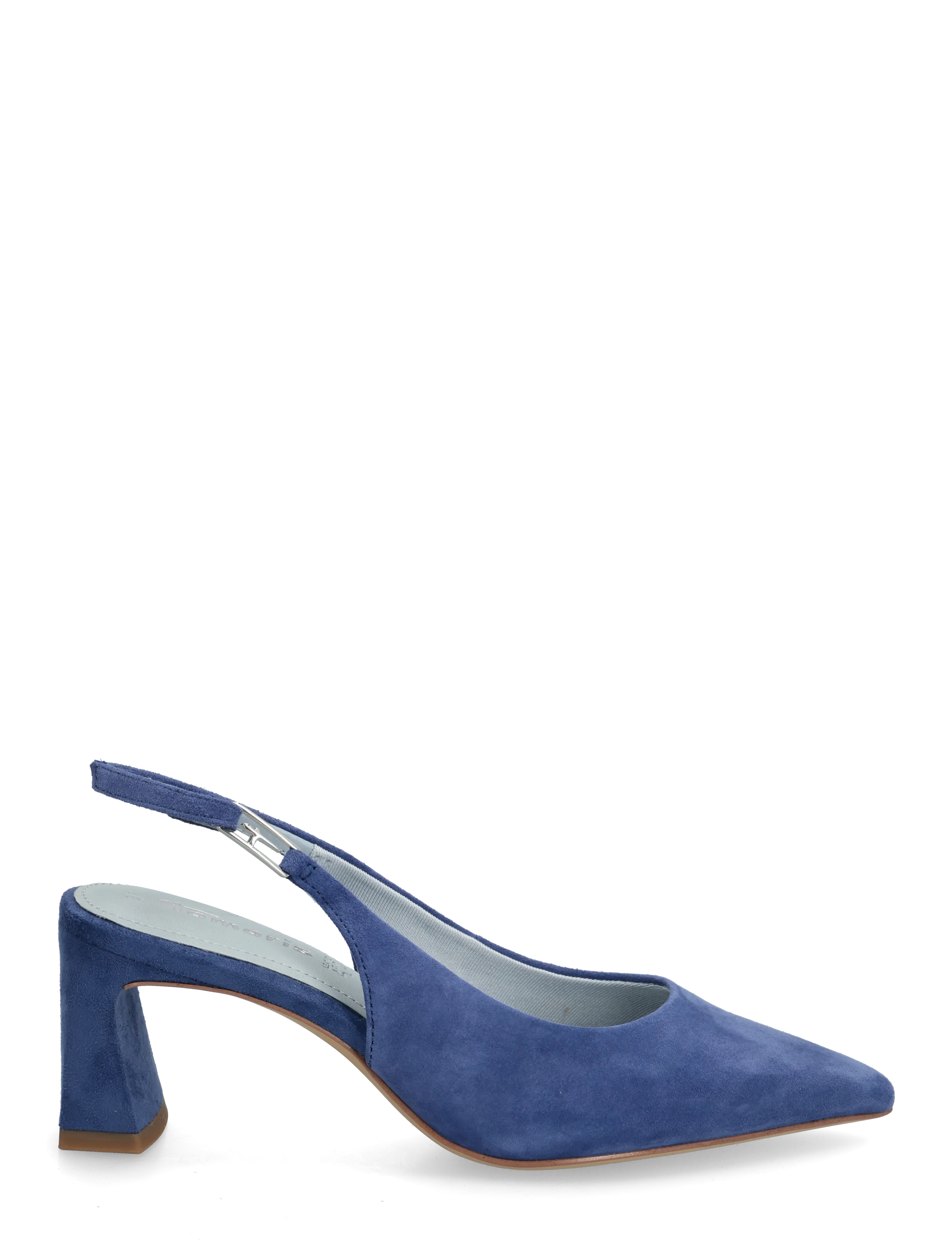 Tamaris - Women Sling - aukštakulnės basutės atviru kulnu - blue - 1