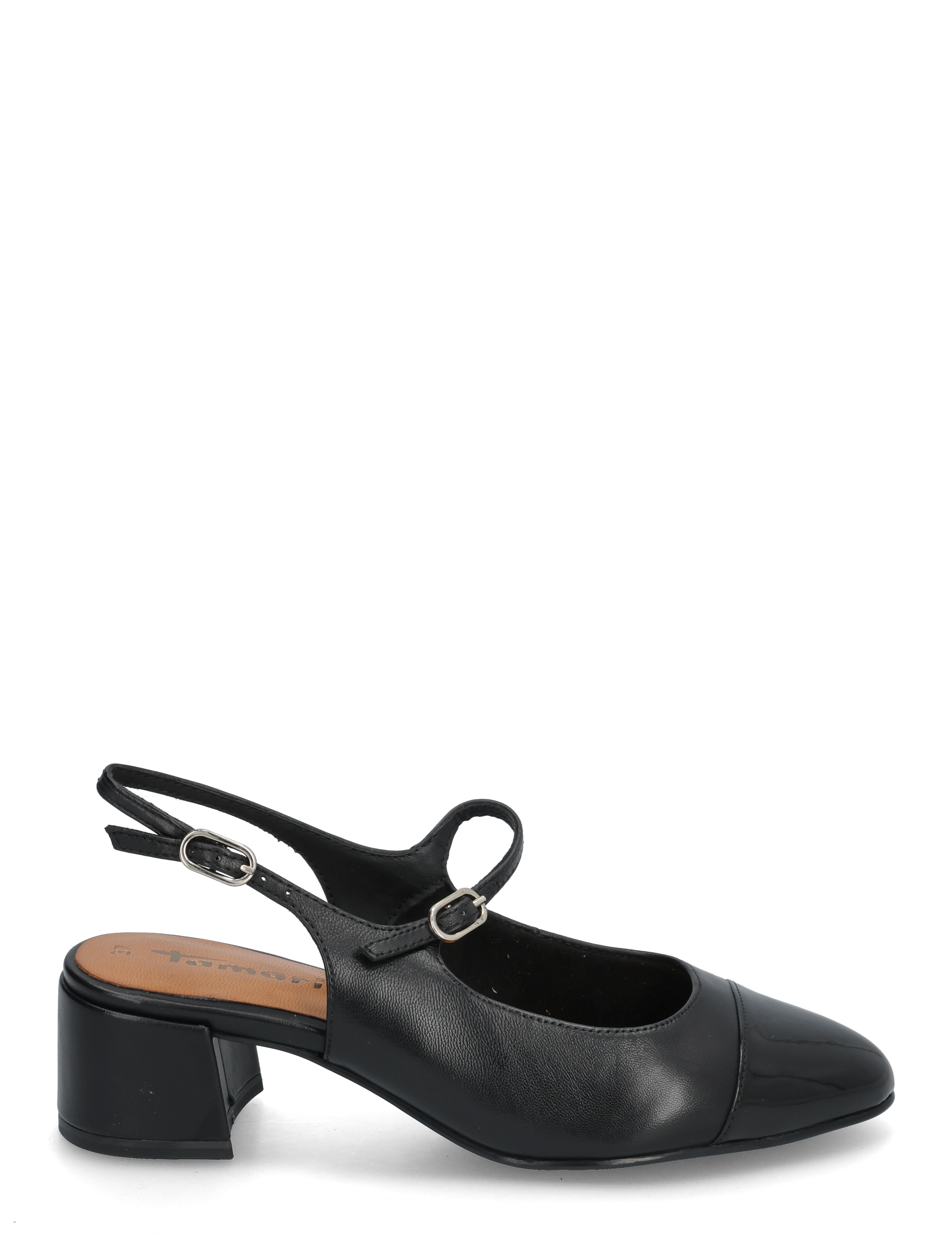 Tamaris - Women Sling - slingback-skór með hæl - black uni - 1