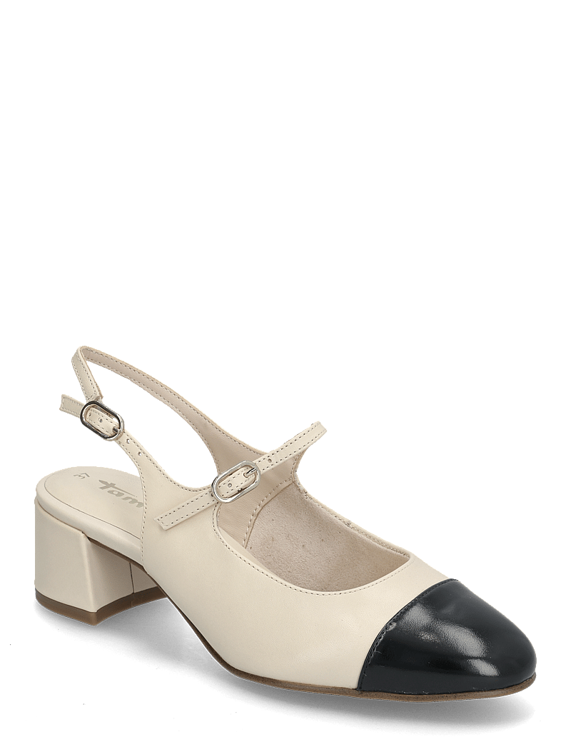 Tamaris - Women Sling - slingbacks med hæle - ivory - 0