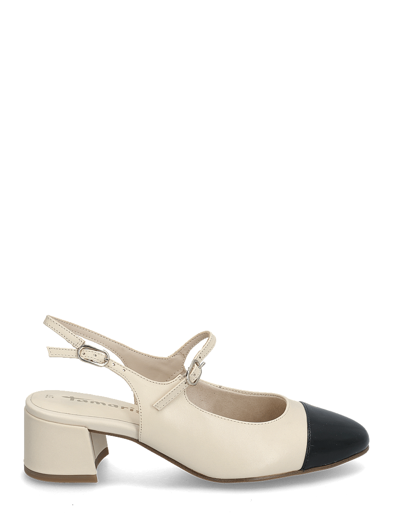 Tamaris - Women Sling - slingbacks med hæle - ivory - 1
