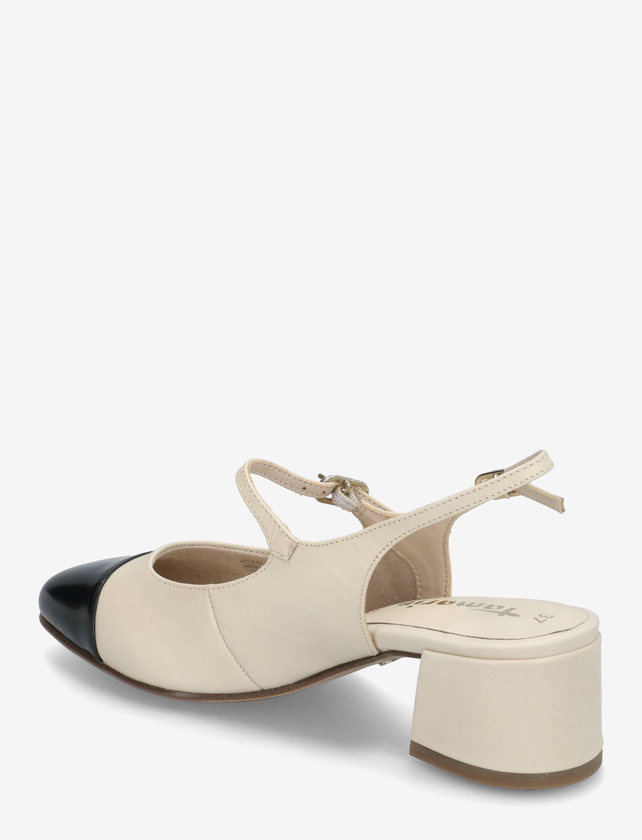 Tamaris - Women Sling - slingbacks med hæle - ivory - 2