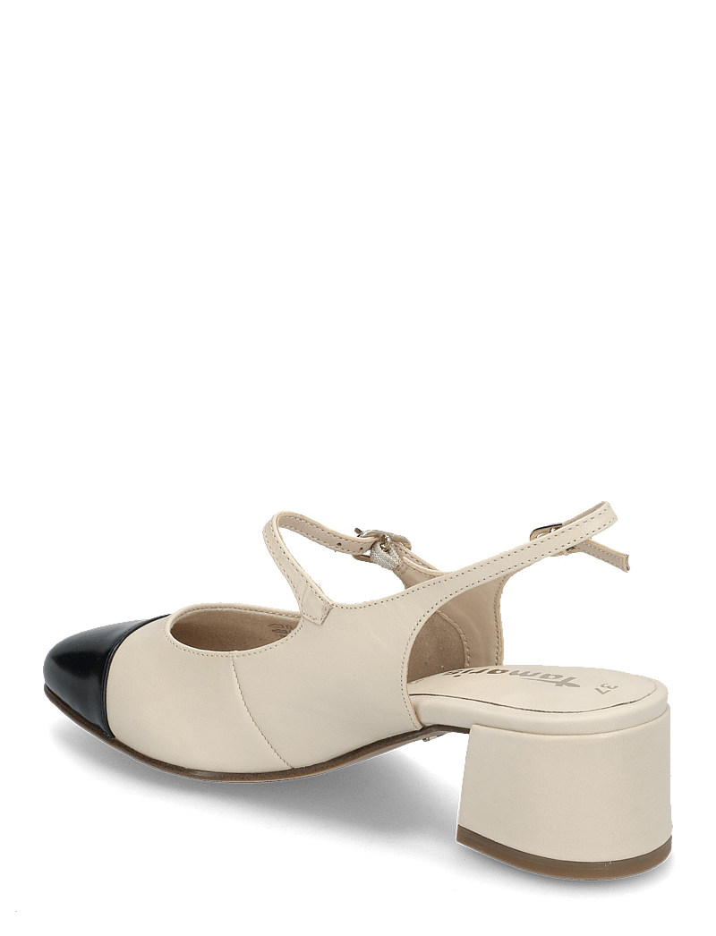 Tamaris - Women Sling - slingbacks med hæle - ivory - 2