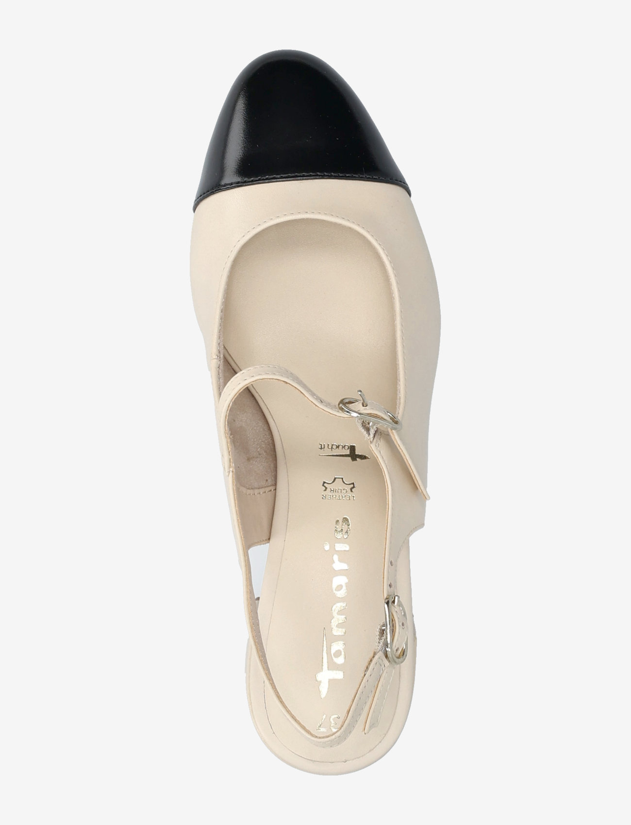 Tamaris - Women Sling - slingbacks med hæle - ivory - 3