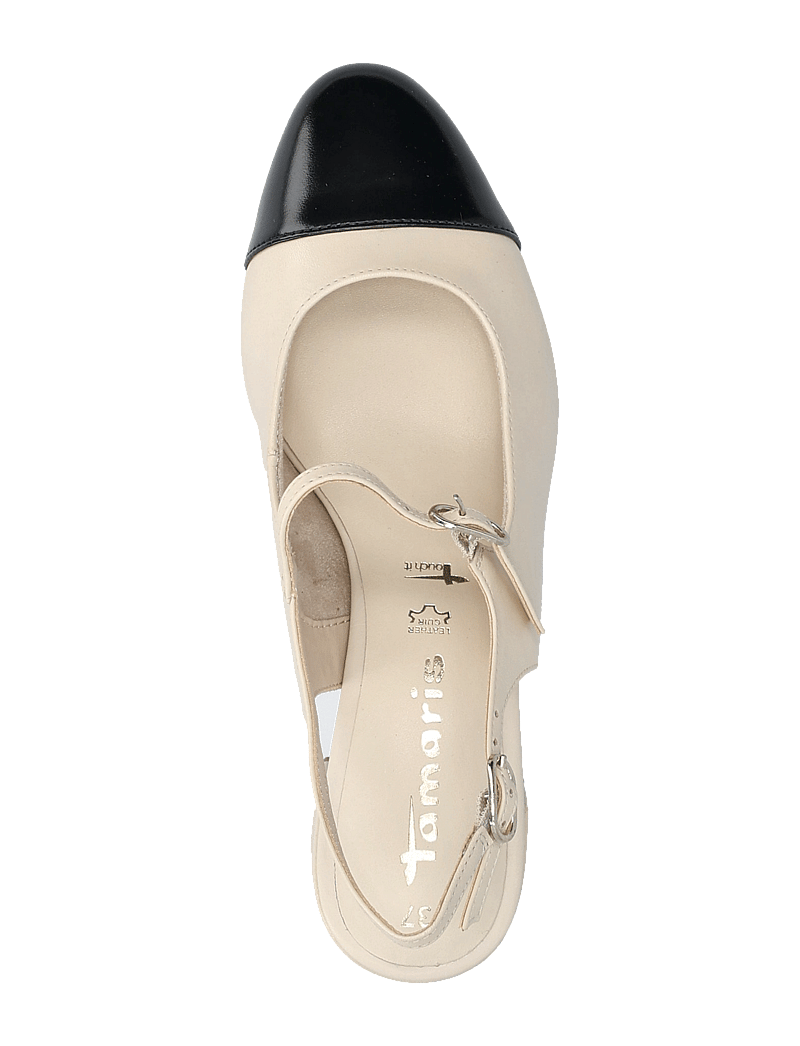 Tamaris - Women Sling - slingbacks med hæle - ivory - 3